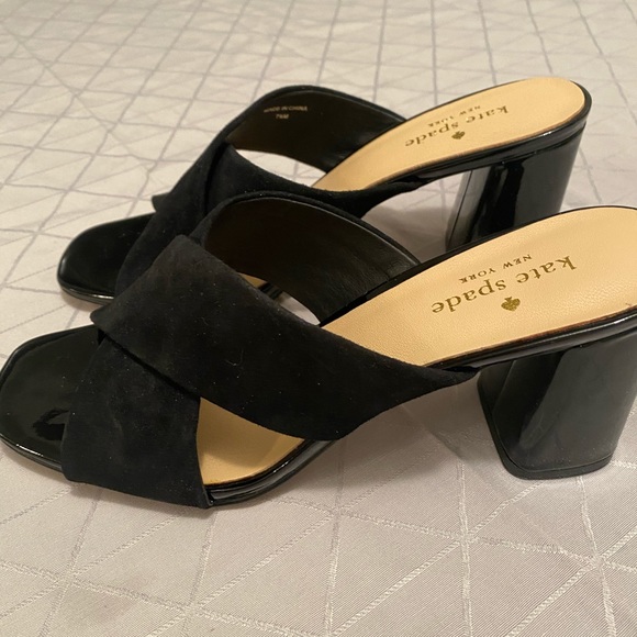 Worn Once Kate Spade Silene Black Mules - Picture 2 of 13